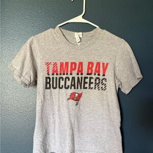 Port and Company Gray Tampa Bay Buccaneers Kids Tee